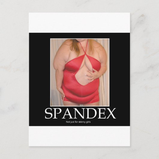 Spandex! Briefkaart (Voorkant)
