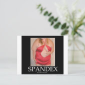 Spandex! Briefkaart (Staand voorkant)