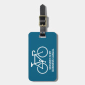 Spandex Is Mijn Zakelijke Fietstenue Bagagelabel (Voorkant verticaal)