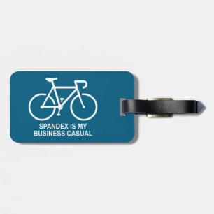 Spandex Is Mijn Zakelijke Fietstenue Bagagelabel