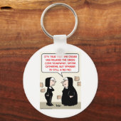spandex nuns no-no jurk code sleutelhanger (Voorkant)