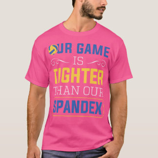 Spandex Sport Game Beachvolleybal T-shirt