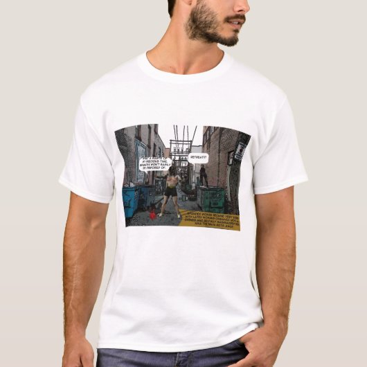 spandex strips t-shirt (Voorkant)