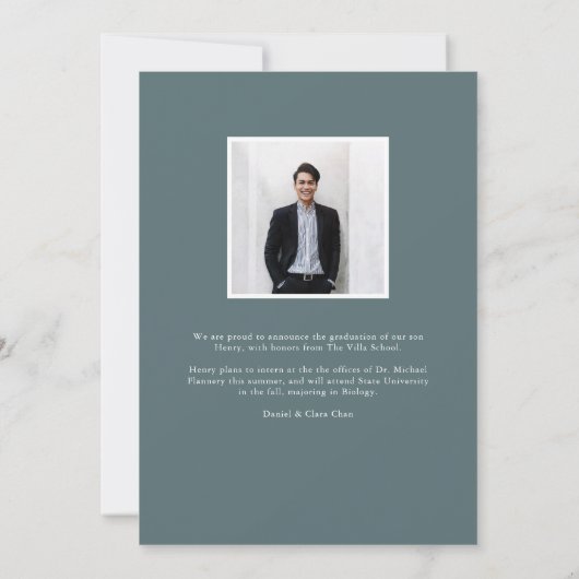 Spandoek | Aankondiging foto-Afstuderen (Achterkant)