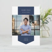 Spandoek | Aankondiging foto-Afstuderen (Staand voorkant)