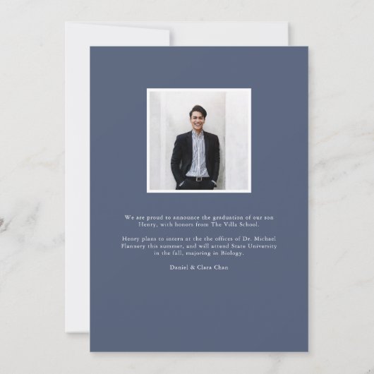 Spandoek | Aankondiging foto-Afstuderen (Achterkant)