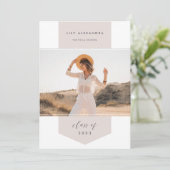 Spandoek | Foto-Afstuderen Aankondiging (Staand voorkant)