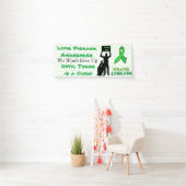 Spandoek voor Lyme-ziekte bewustzijnsprotest (Insitu)