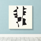 Spandraam Schilderij - Abstract Dubbelzijdig Canvas Afdruk (Insitu (Houten vloer))