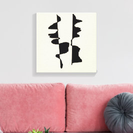 Spandraam Schilderij - Abstract Dubbelzijdig Canvas Afdruk