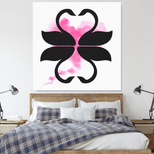 Spandraamdoek Canvas Afdruk (Insitu (Slaapkamer))