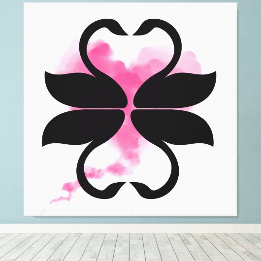 Spandraamdoek Canvas Afdruk (Insitu (Houten vloer))
