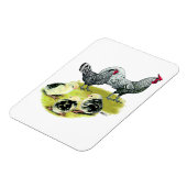 Spangled Hamburg Magneet (Linkerzijde)