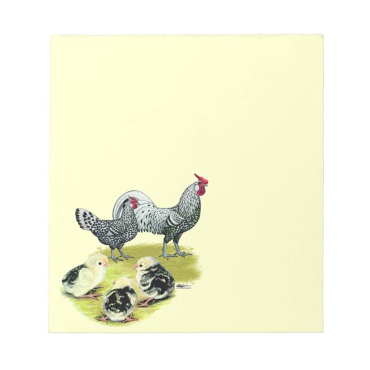 Spangled Hamburg Notitieblok (Voorkant)