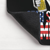 Spangled Hammered President Donald Trump Bierliefd Muismat (Hoek)