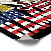 Spangled Hammered President Donald Trump Bierliefd Poster (Hoek)