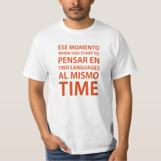 Spanglish (ed. barata) t-shirt