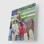 Spango wint in Belmont Park Vierkante Klok (Hoek)