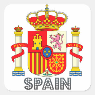 Spaniard Emblem Vierkante Sticker