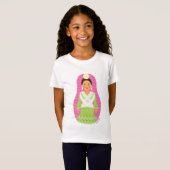 Spaniard Matryoshka Girls' T-Shirt (Voorkant volledig)
