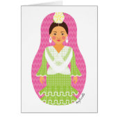 Spaniard Matryoshka Kaart (Voorkant)