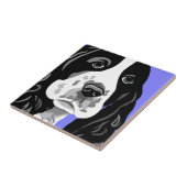 Spaniel Art Tegeltje (Zijkant)