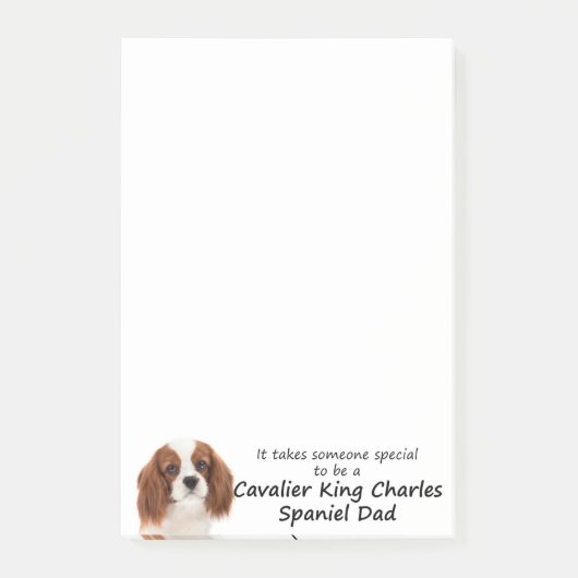 Spaniel Dad Post-It Notes (Voorkant)