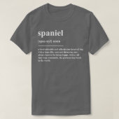 Spaniel Definitie T-shirt (Design voorkant)