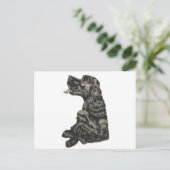Spaniel Dog Briefkaart (Staand voorkant)
