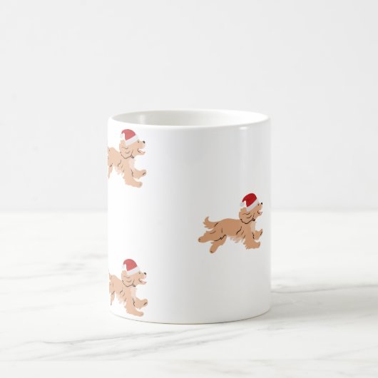 Spaniel Dog Christmas Mug  Koffiemok (Center)