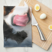Spaniel Dog Kitchen Towel Theedoek (Quarter Fold)