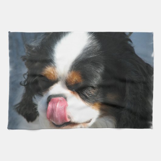Spaniel Dog Kitchen Towel Theedoek (Horizontaal)