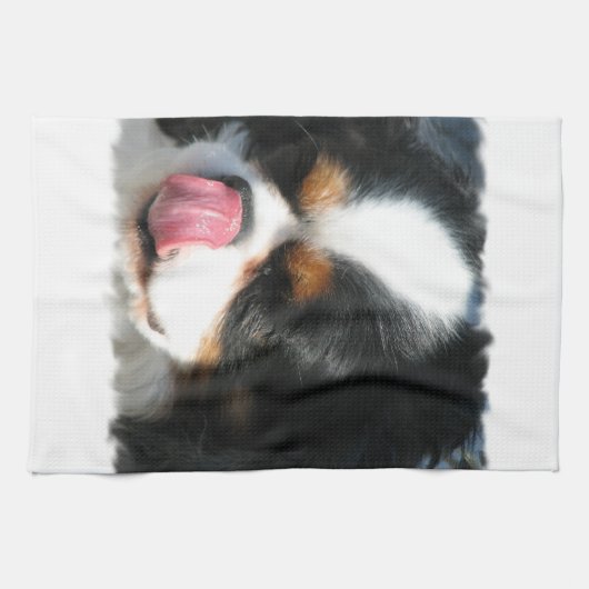Spaniel Dog Kitchen Towel Theedoek (Horizontaal)
