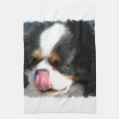 Spaniel Dog Kitchen Towel Theedoek (Verticaal)