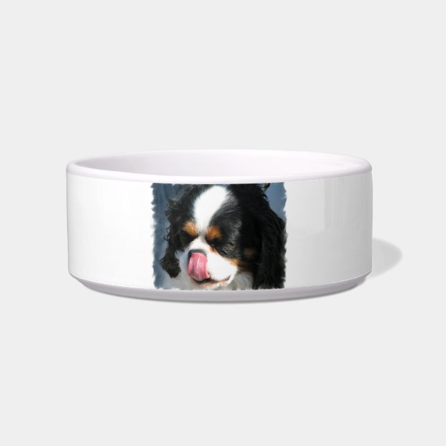 Spaniel Dog Pet Bowl Voerbakje (Voorkant)