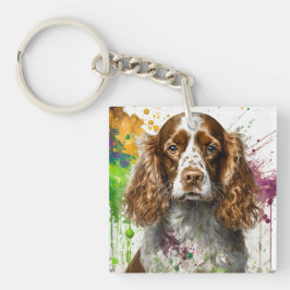 Spaniel Dog Sleutelhanger