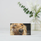 Spaniel Dog Visitekaartje (Staand voorkant)