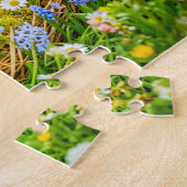 Spaniel duo in paasnest weide legpuzzel (Zijkant)