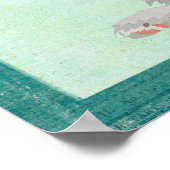 SPANIEL- EN BIRD-kunst Poster (Hoek)