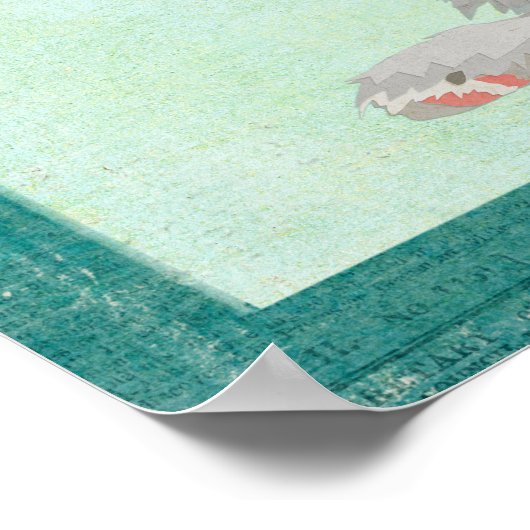 SPANIEL- EN BIRD-kunst Poster (Hoek)