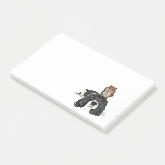 SPANIEL EN OWL POST-IT® NOTES (Schuin)