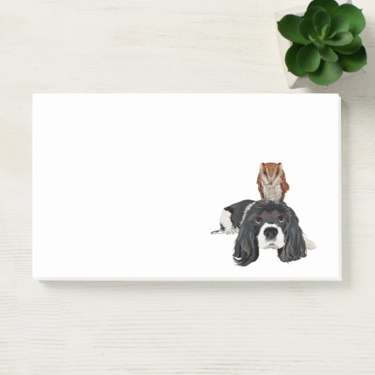 SPANIEL EN OWL POST-IT® NOTES (Kantoor)