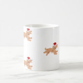 Spaniel hond Kerst mok  (Center)