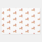 Spaniel Hond Kerstmis  Inpakpapier Vel (Voorkant 2)