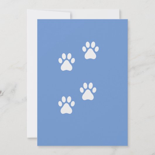 Spaniel hond King Charles Springer Kaart (Achterkant)