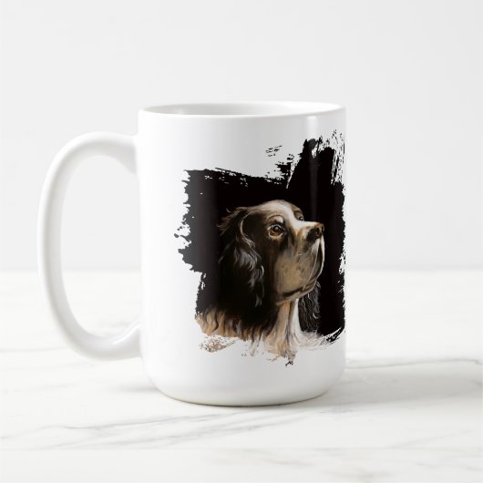 Spaniel hond liefde mok (Links)