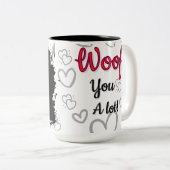 Spaniel hond liefde mok (Voorkant rechts)