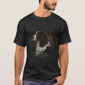 Spaniel Hunter op Engelse Springer Spaniel T-shirt (Voorkant)