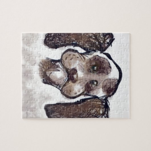 Spaniel Legpuzzel (Horizontaal)