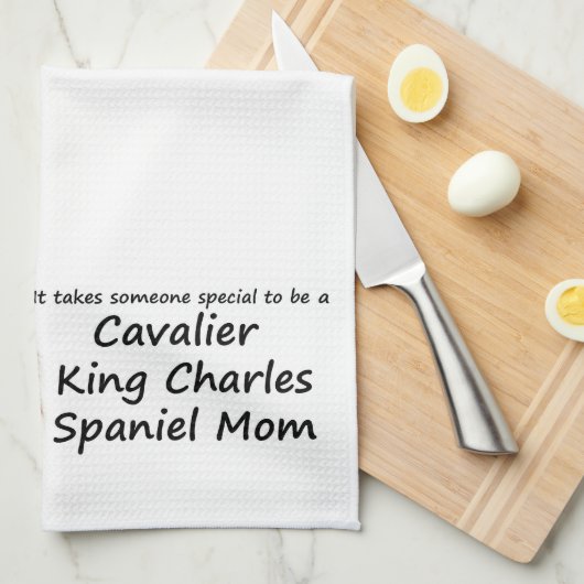 Spaniel Mam Kitchen Towel Theedoek (Quarter Fold)